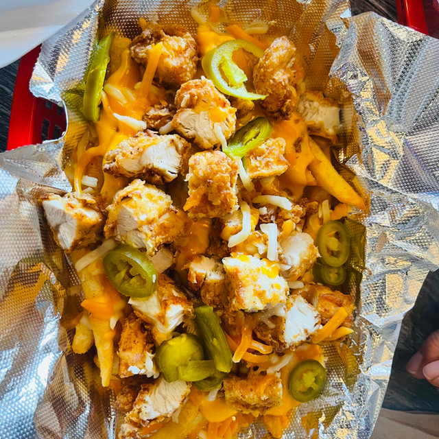 Loaded Chicken Tender Fries