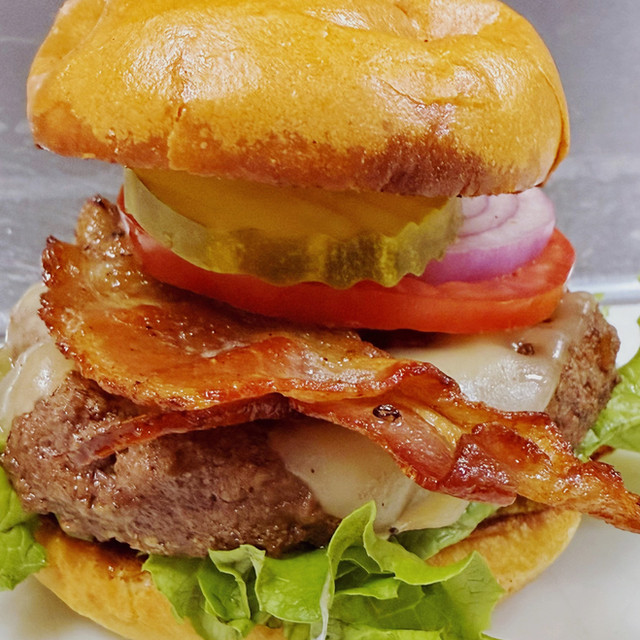 Quig's Bacon Cheese Burger